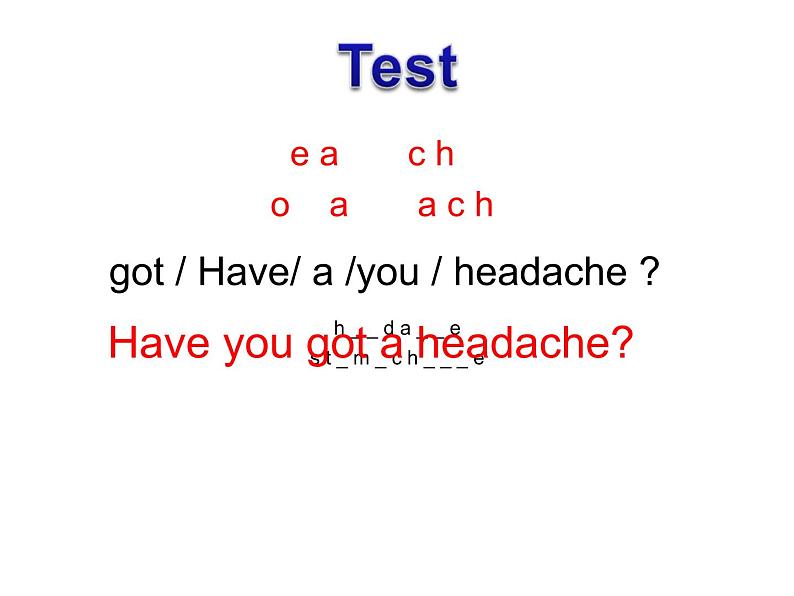 外研版(一起)小学英语三年级上册Module 7 Unit 1《Have you got a headache》课件306