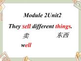 外研版(一起)五年级上册Module 2《Unit 2 They sell different things》ppt课件3