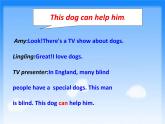外研版(一起)五年级上册Module 7《Unit 1 This dog can help him》ppt课件5