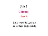 小学英语人教版（PEP）三年级上册 Unit2-A Let's learn & Let's do & Letters and sounds（课件）