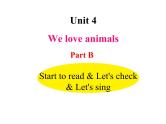小学英语人教版（PEP）三年级上册 Unit4-B Start to read & Let's check & Let's sing（课件）