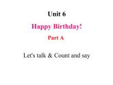 小学英语人教版（PEP）三年级上册 Unit6-A Let's talk & count and say（课件）