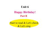 小学英语人教版（PEP）三年级上册 Unit6-B Start to read & Let's check & Let's sing（课件）