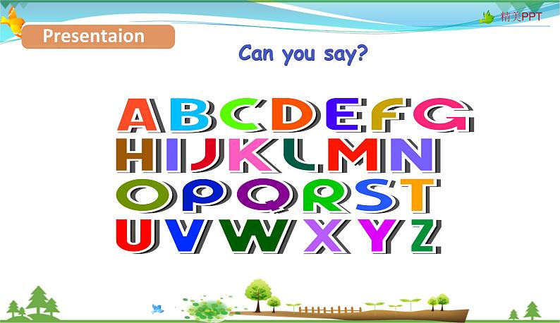 人教pep 三年级上册英语 Unit 1 Hello Part A Let's sing&find out【同步课件含音频】06