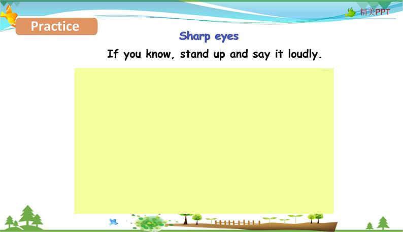 人教pep 三年级上册英语 Unit 1 Hello Part A Let's sing&find out【同步课件含音频】08