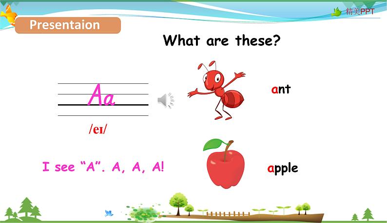 人教pep 三年级上册英语 Unit2 Colours Part A Letter and sounds【同步课件含音频】06