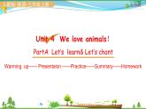 人教pep 三年级上册英语 Unit4 We love animals Part A Let's learn&chant【同步课件含音频】