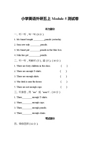小学外研版 (三年级起点)Module 5模块综合与测试同步测试题