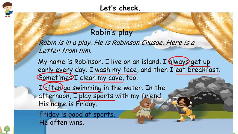 五下Unit 1 Part B 第三课时第6页