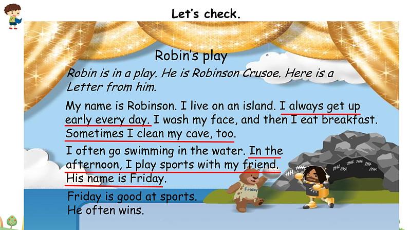 五下Unit 1 Part B 第三课时第8页