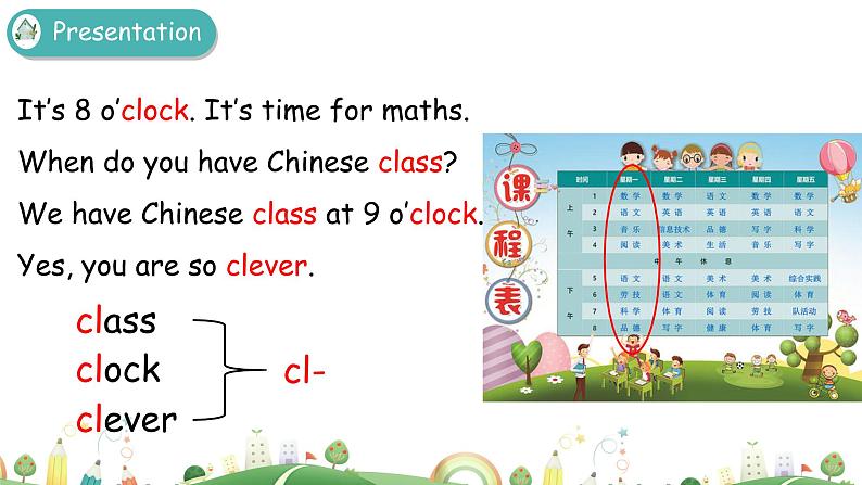 五下Unit 1 Part A 第三课时第5页