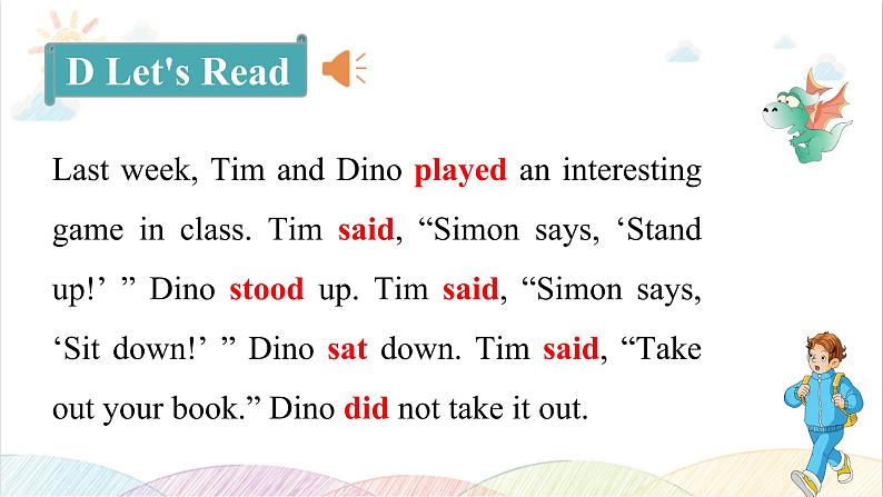 Unit 1 What did you do during the holidays Part D-F PPT课件第7页