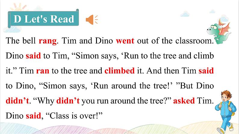 Unit 1 What did you do during the holidays Part D-F PPT课件第8页