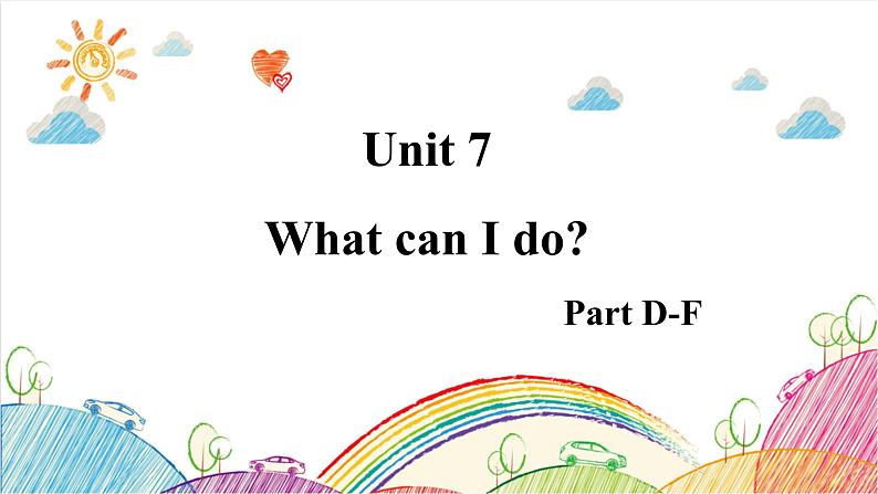 Unit 7 What can I do Part D-F PPT课件第1页