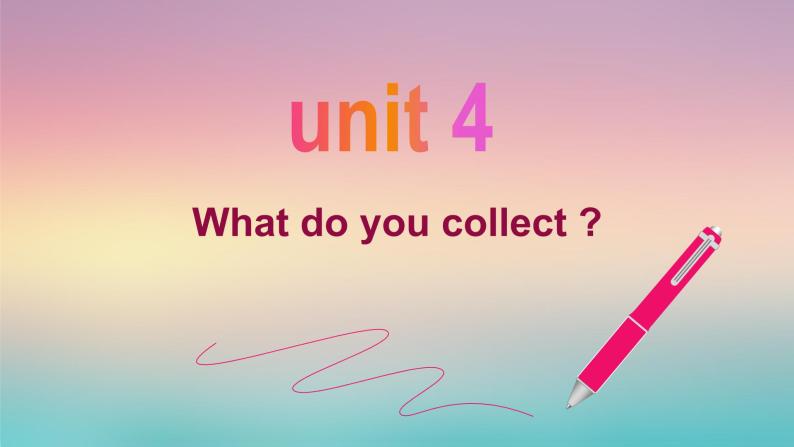 外研剑桥版小学英语五年级上册：Unit4 What do you collect？（课件+教案设计+音频mp3）01