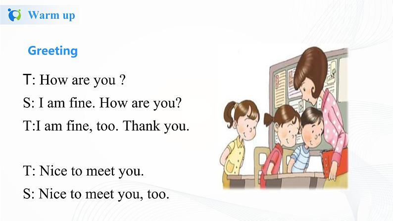 冀教英语四下Unit 1hello again Lesson 1 How Are You课件PPT+教案+练习04