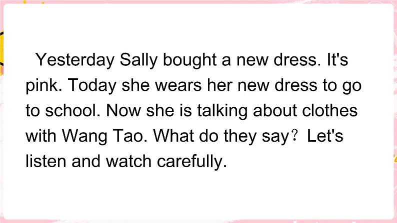 闽教英语六上：Unit 4 Buying New Clothes Part B PPT课件第7页