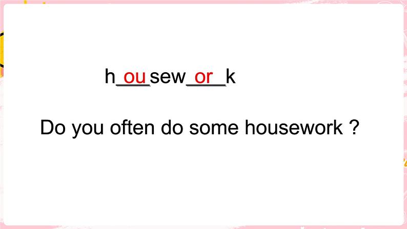 闽教英语六上：Unit 5 Housework Part A PPT课件06