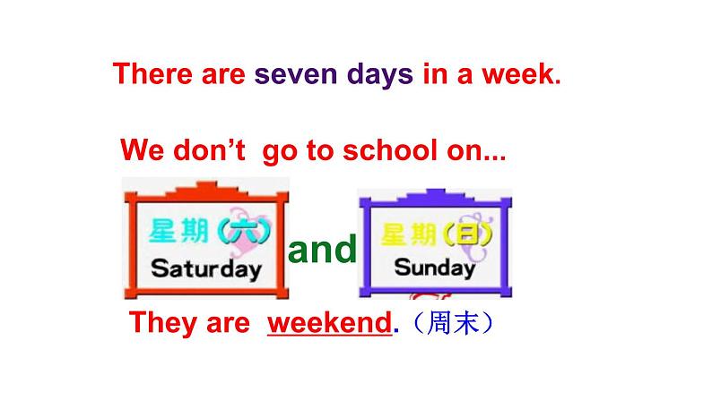 闽教英语五上 Unit 4 weekend activities Part B 课件PPT04