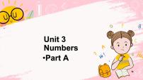小学英语闽教版三年级上册Unit 3 Numbers Part A评课课件ppt