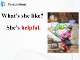 人教版（PEP)小学英语五年级上册Unit 1What's he like B Let's talk 同步课件+ 同步练习