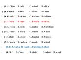 微考点题集字母组合ch发音辨析练习1课件PPT