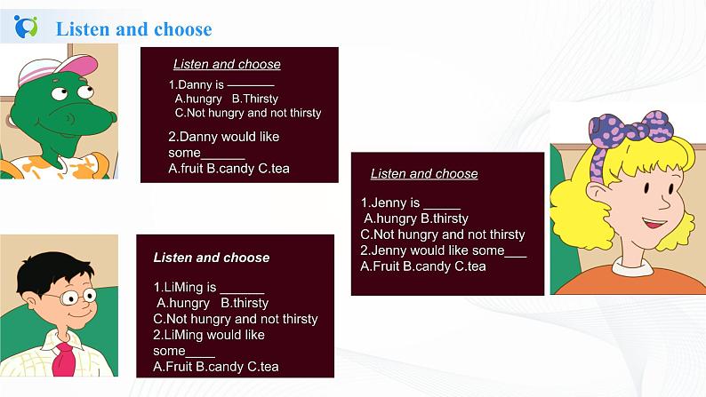 冀教英语五下Unit1 Going to Beijing Lesson 4 Who is hungry？课件PPT+教案+练习06