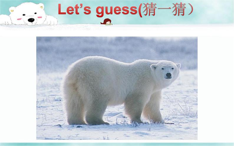 《 Lesson E Oh，You’re Baby Bear! 》 教学课件PPT+教案+练习06
