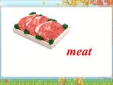 外研社二年級上冊英語課件- Unit 1 I don't like meat 1課件（第1課時）
