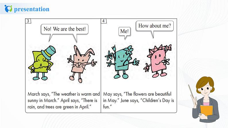 冀教英语四下Unit 2  Lesson 12 Mr. Moon’s Birthday 课件PPT+教案+练习06