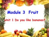 外研版（一起）英語二年級(jí)上冊(cè) Module 3 Unit 1 Do you like bananas（課件）