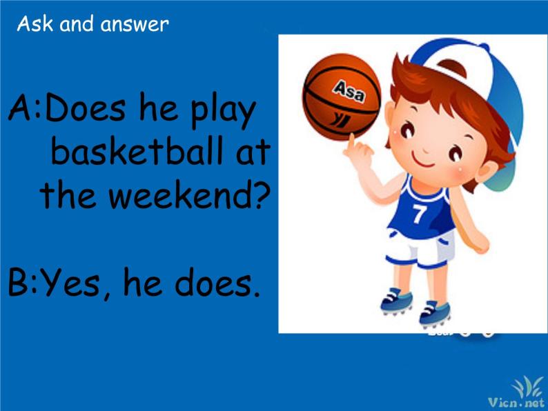 外研版(一起)英语二年级上册 module 8 unit 2does he play the piano