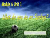 外研版（一起）英語(yǔ)二年級(jí)上冊(cè) Module6 Unit1 What do you do on Sundays（課件）