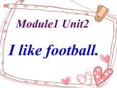 外研版（一起）英語二年級上冊 Module1  Unit 2I like football（課件）