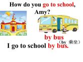 外研版（一起）英语二年级上册 Module 7 Unit 1How do you go to school (2)（课件）
