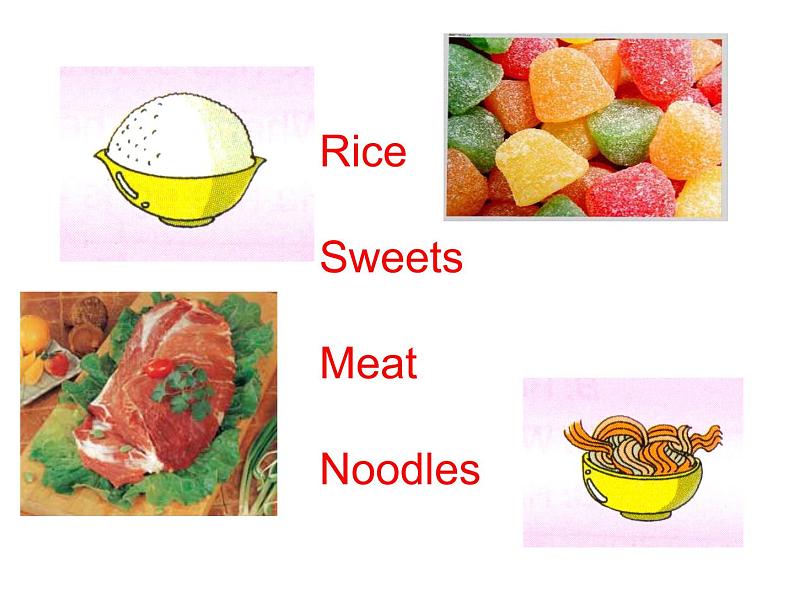 外研版（一起）英语二年级上册 Module2  Unit1I don't like meat._（课件）08