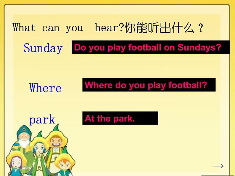 外研版（一起）英语二年级上册 Module6 Unit1 What do you do on Sundays？_（课件）07