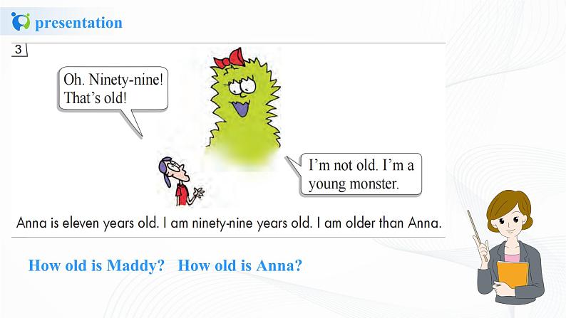 冀教英语四下Unit 3 all about me Lesson 18 Maddy the Monster课件PPT+教案+练习07