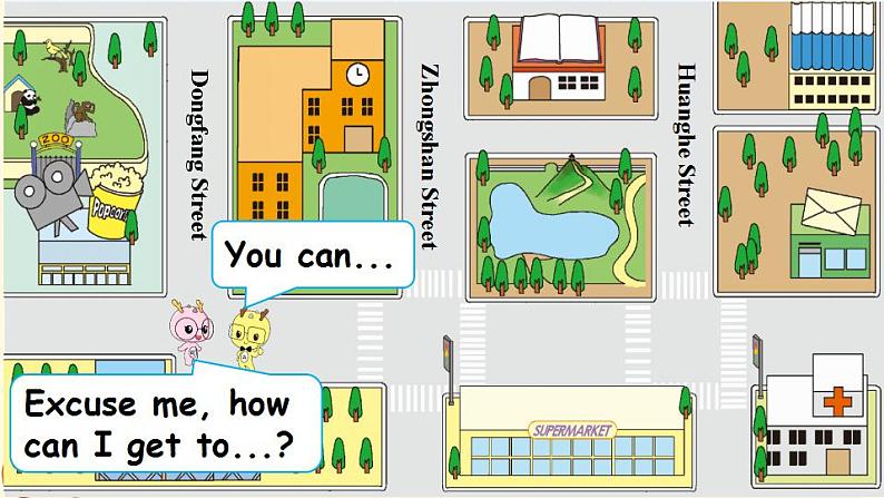 Unit 1 How can I get there? Part B 第6课时PPT课件+教案+音视频素材07