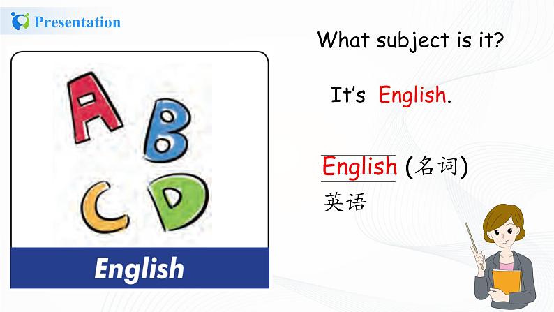 冀教英语四下Unit 4 My favourites Lesson 22 My Favourite Subject课件PPT+教案+练习07