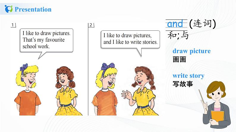 冀教英语四下Unit 4 My favourites Lesson 23 My Favourite School Work课件PPT+教案+练习05