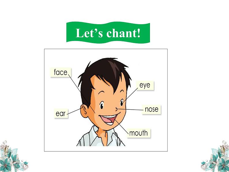 人教版（新起点）一年级英语上册Unit 2 Face Lesson 3  课件03