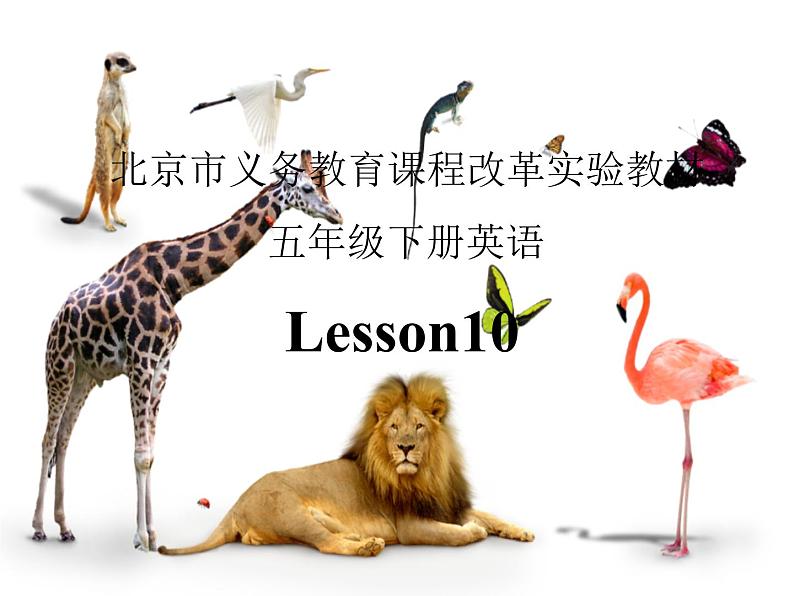 小学英语北京版一年级上册 UNIT THREE  HOW ARE YOU-Lesson 10课件01