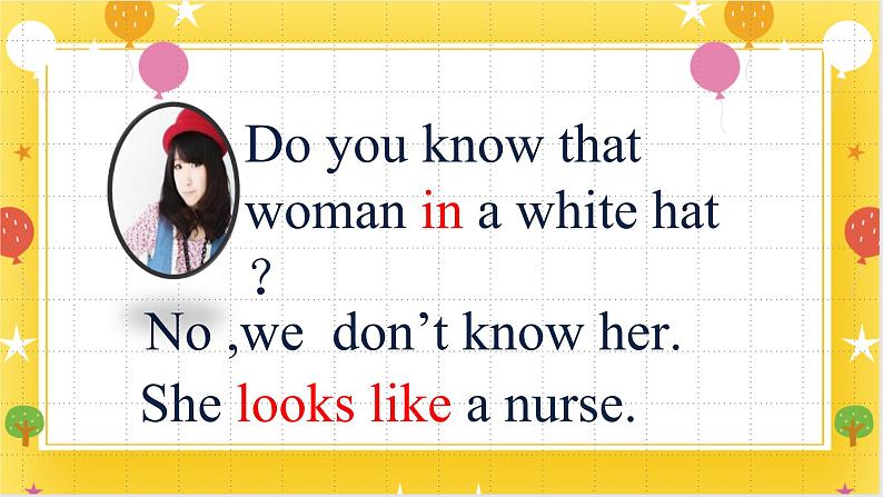 广州版英语四年级下册Module 1 Unit 1《He looks like a cook》课件+教案+练习05