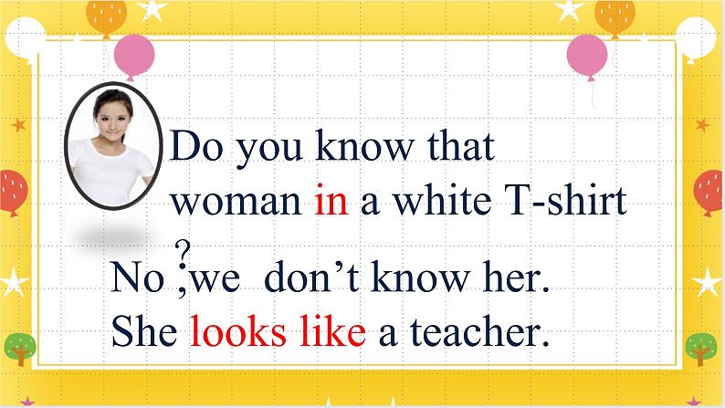 广州版英语四年级下册Module 1 Unit 1《He looks like a cook》课件+教案+练习08