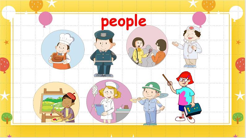 广州版英语四年级下册Module 1 Unit 1《He looks like a cook》课件+教案+练习03