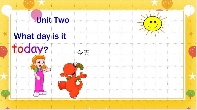 广州版英语四年级下册Module 3 Unit 5《What day is it today》   课件+教案+练习02