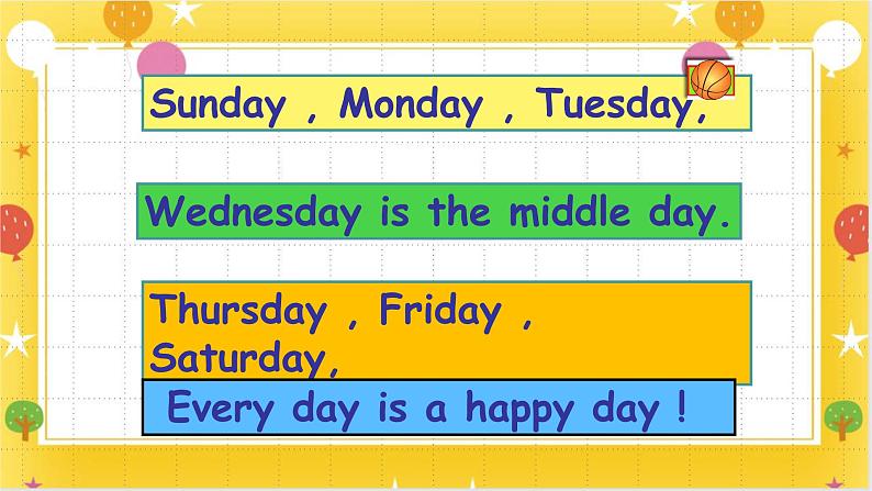 广州版英语四年级下册Module 3 Unit 6《What do you usually do on Sunday》PPT课件1第3页