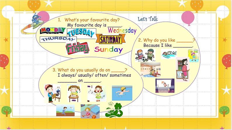 广州版英语四年级下册Module 3 Unit 6《What do you usually do on Sunday》PPT课件1第7页