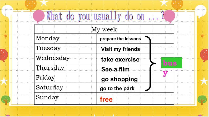 广州版英语四年级下册Module 4 Unit 7《What do you do when you have free time》  课件+教案+练习06